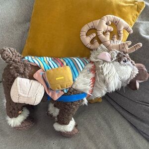 Sven from Frozen Colorful Plush Reindeer Toy Pirchased at the Broadway Show